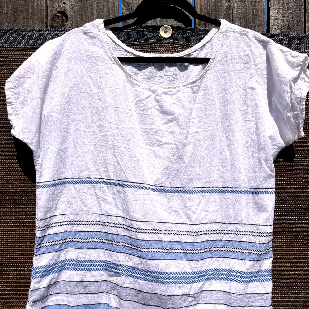 Greece Mammia Mia vibes linen top